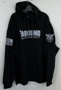 F AROUND & FIND OUT HOODIE -2A 2nd Amendment Pro Gun Sweatshirt  Sz Large L - Picture 1 of 2