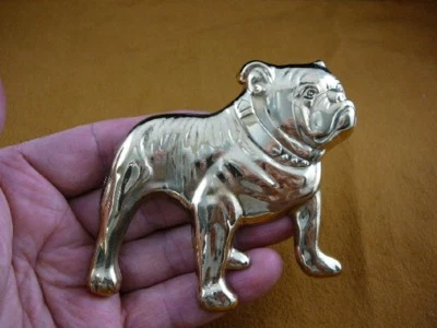 (b-dog-1) Bulldog Inglés perro LATÓN pin colgante amante amo a mi perro bulldogs Foto 1 de 2