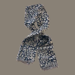 NWT Banana Republic Animal Print Wool & Cotton Scarf - Picture 1 of 6