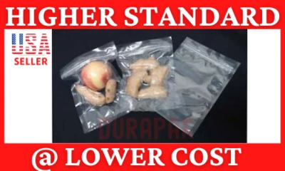 1000~ 7X10 Poly Nylon Vacuum Zip Reclosable Lock Seal Top Moist Barrier Bags - Image 1 of 4