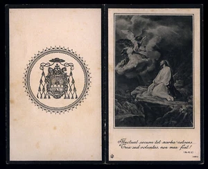 santino luttino -sterbebild -death card MONS.GIACOMO CARABELLI 1932 SIRACUSA - Bild 1 von 2