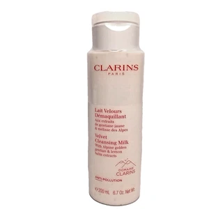 CLARINS VELVET CLEANSING MILK ALPINE GENTIAN LEMON BALM EXTRACTS 6.7OZ SEALED - Picture 1 of 2