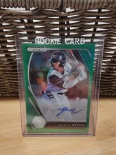 2021 PANINI PRIZM DRAFT KAHLIL WATSON SP LIME GREEN AUTO AUTOGRAPH #/23 PDP16