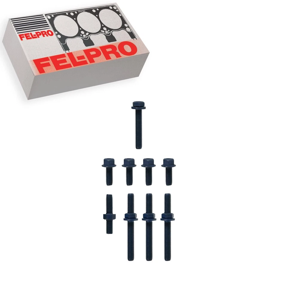 Kit de herrajes de colector de escape izquierdo Fel-Pro para Ford Fairmont 1980-1982 4,2 L V8 Foto 1 de 1