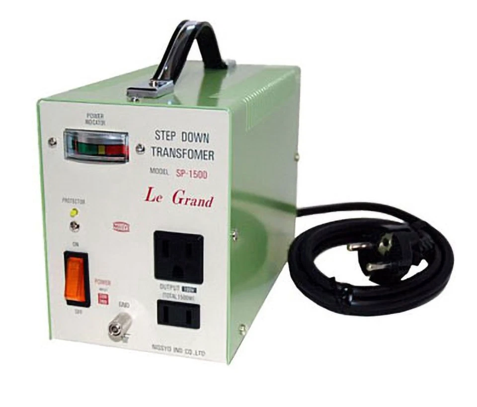 NISSYO SP-1500 Transformer AC220/240V to AC100V 1500W Deluxe type SP series New - Image 1 of 1
