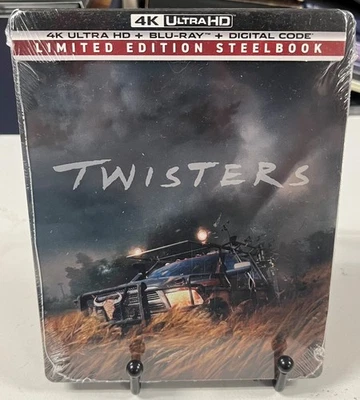 Twisters Limited Edition Steelbook 4K UHD Blu-ray  NEW SEALED Foto 1 de 2