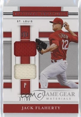 Panini National Treasures Game Gear Dual Materials 2020/99 Jack Flaherty Foto 1 de 2
