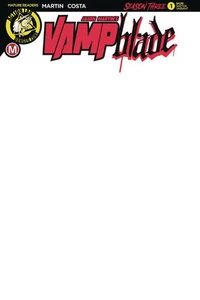 VAMPBLADE SEASON 3 #1 CVR I BLANK SKETCH VAR (MR) ACTION LAB ENTERTAINMENT - Picture 1 of 1