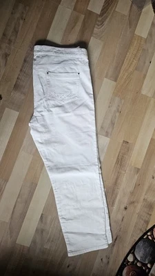 Casual Chic CANDA HOSE WEIß Gr.  46 mit Strass Neuwertig  - Bild 1 von 4