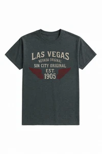 Herren Las Vegas T Shirt Größe S - Bild 1 von 5