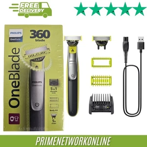 Philips OneBlade 360 QP2834/23 + QP430/50 (5x BLADES) Wet And Dry ⭐⭐⭐⭐⭐ - Picture 1 of 2