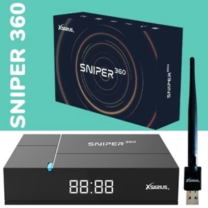 Reproductor multimedia Xsarius Sniper 360 OTT FULL HD LINUX HEVC H.265 con dongle Wi-Fi - Imagen 1 de 2