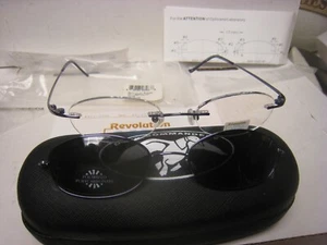 Revolution AIRS Eyeglass Frame W/ Magnet sun shade RAII-102C 47-17-150 in MAUVE - Picture 1 of 11
