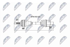 Eje de transmisión eje delantero para RENAULT Megane I Coach Scenic 96-03 7701352473 - Imagen 1 de 2