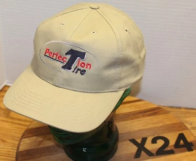 NUEVO SIN ETIQUETAS SOMBRERO NEUMÁTICO PERFECTION MARRÓN CLARO SNAPBACK AJUSTABLE BORDADO X24 Foto 1 de 3
