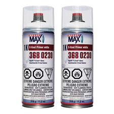 SprayMax 3680230 White 1K E-Coat Primer Aerosol 11.2 oz (2 Pack)