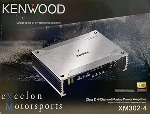 NUEVO Amplificador Marino Compacto Kenwood XM302-4 Marino/Motorsports 4 Canales - Imagen 1 de 1