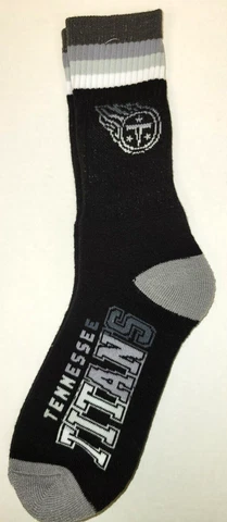 NFL Tennessee Titans Men's Socks, New (PLATINUM DUECE) Cover
