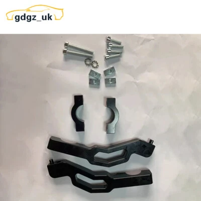 Black Snowmobile Straight Bar Handguard Mount for 2016-2019 Rush/SWITCHBACK INDY - Image 1 of 4