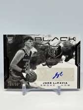 2022-23 Panini Black Basketball Jake LaRavia Smoke Show Auto 20/35 SSP RC Rookie
