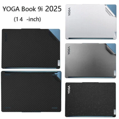 Carbon Vinyl Sticker Skin Cover for Lenovo Yoga Book 9i (Gen 10) 14" 2025 Laptop - Image 1 of 4