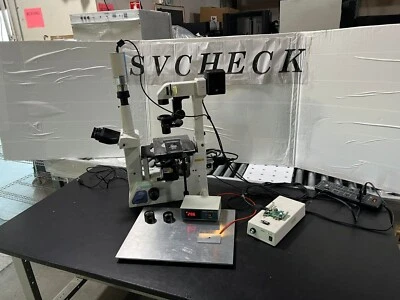 Nikon Eclipse TE200 Phase Fluorescence Microscope Filters/Lenses/Qimaging Exi - Image 1 of 4