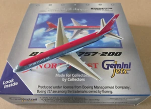 1:400 Boeing 757-200 Northwest Airlines N548US Shoebowl livery Gemini Jets - Picture 1 of 4