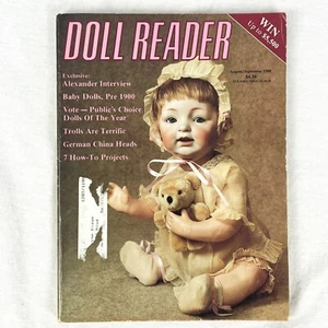 Vintage Doll Reader Magazine Aug/Sep 1988 Alexander Interview German China Heads - Picture 1 of 12
