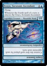 MtG Saviors of Kamigawa Rare Erayo, Soratami Ascendant // Erayo's Essence #35