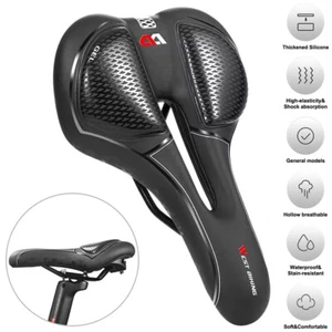 Sillín de bicicleta Sillín de bicicleta Asiento de bicicleta Gel Cómodo Ergonómico MTB Sillín de gel - Imagen 1 de 12