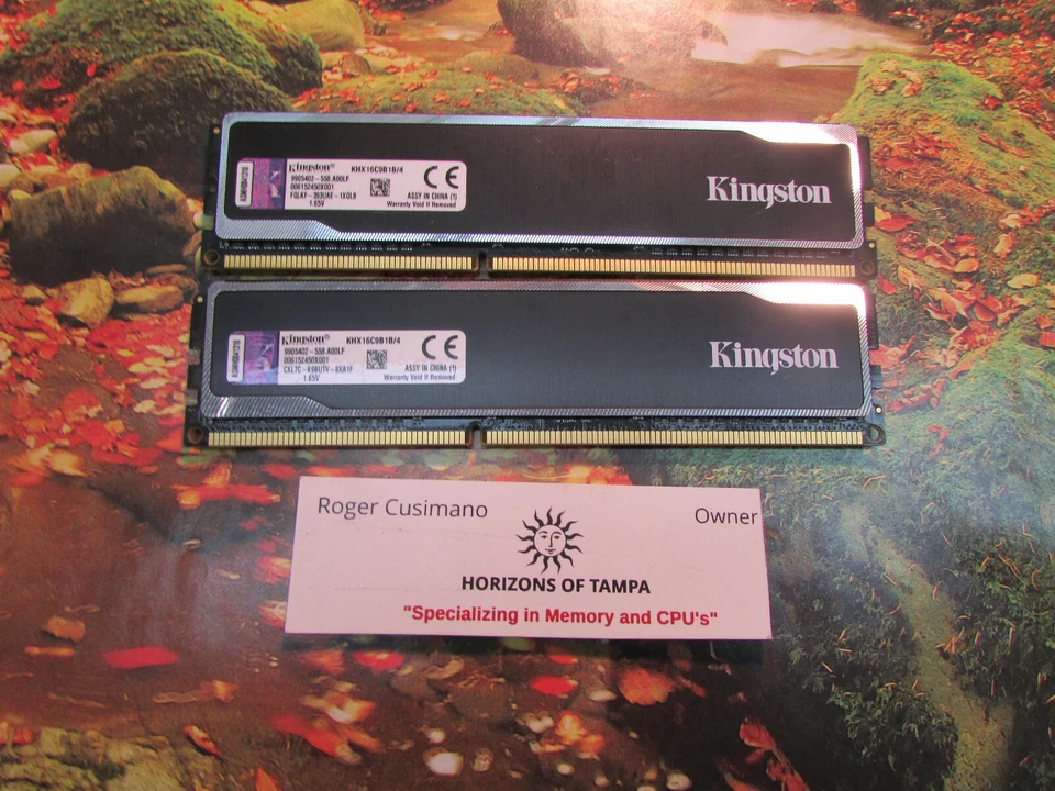 Kingston 8GB (2x4GB) 64-Bit DDR3-1600 KHX16C9B1B/4 PAIR - Image 1 of 1