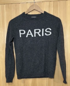 Philosophy Kaschmir dunkelgrau Langarm Pullover "PARIS" Damen Gr. Small!! - Bild 1 von 10