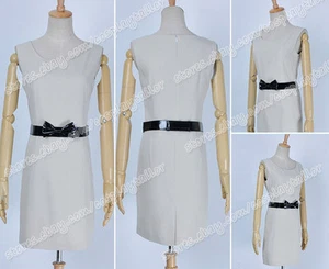 Twilight Cosplay Bella White Daily Dress Costume Halloween Suit Lovely Style - Picture 1 of 8