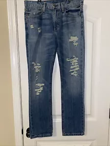Herren Levi Strauss & Co 511 Jeans distressed ripped Gr. W34 L 32 - Bild 1 von 11