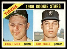 1966 Topps #209 Rookie Stars Fisher/Hiller) RC  Detroit Tigers VG-VGEX