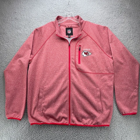 NFL Team Apparel Kansas City Chiefs Men's XL Full Zip Jacket New Without Tags Cover