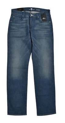 Men's 7 For All Mankind Carsen Easy Straight Leg Denim Jeans 31 New $198 - Image 1 of 4