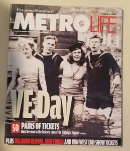 ORLANDO BLOOM - Evening Standard METRO LIFE Magazine May 6-12 2005 BRITISH RARE - Picture 1 of 12