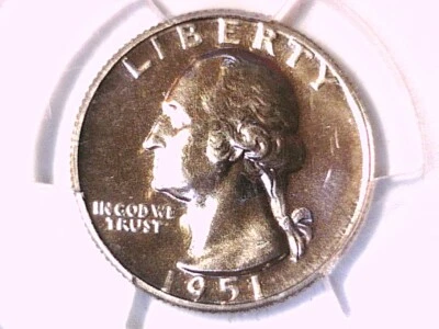 1951 Proof Washington Quarter PCGS PR 64 42763726 - Image 1 of 3