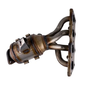 New Exhaust Manifold Catalytic Converter For Hyundai Accent Veloster Kia Rio - Picture 1 of 9