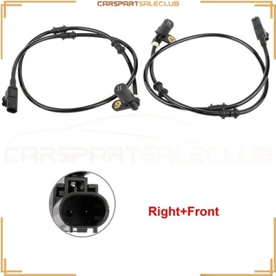Par de sensores de velocidad ABS del lado del pasajero delantero para Mercedes-Benz ML320 ML430 Foto 1 de 4
