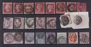 London Binnenabschnitt Stempel Zahlen in Diamant x19 Lot Sammlung - Bild 1 von 1