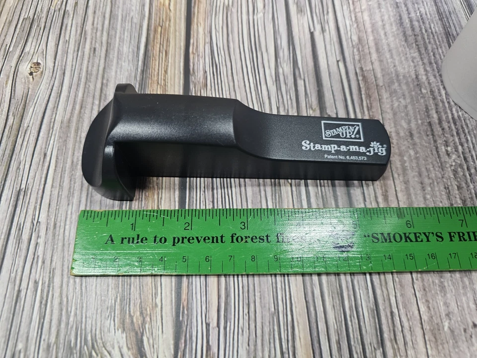 Stampin' Up! Posicionador de estampillas Stamp-a-ma-jig #101049 NEGRO SIN CAJA Foto 1 de 1