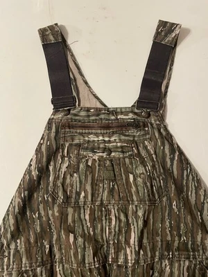 Liberty Realtree Bark Camo Hunting Outdoor Overalls Mens 46x30 Bib Non-Insulated - Image 1 of 4