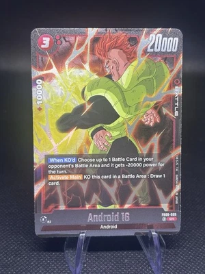 Dragon Ball Super Fusion World Rivals Clash Fusion Android 16 SR FB06-009 - Image 1 of 2
