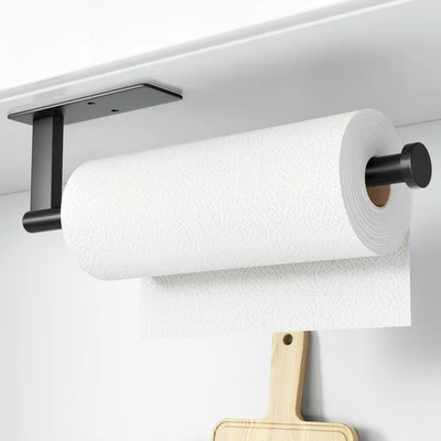 Paper Towel Holder Under Cabinet - Stainless Steel Paper Towel Holder Wall Mo... - Image 1 of 4
