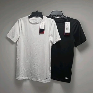 Nwt 2 Reebok Women's ID Train T-Shirts, Tee Size XS  1 White, 1 Black - Picture 1 of 4