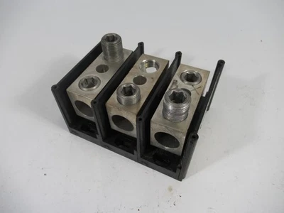 Ferraz Shawmut 67403 Power Distribution Block 3-Pole MISSING LUG USED - Image 1 of 3