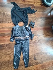 DC Batman The Dark Knight Rises 3 Piece Costume Boys Size Medium 8/10 - Picture 1 of 7