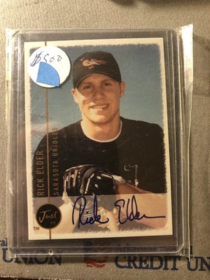 RICK ANCIANO "AUTH AUTO" 1999 JUST MINORS EDICIÓN LIMITADA / ORIOLES SARASOTA Foto 1 de 2